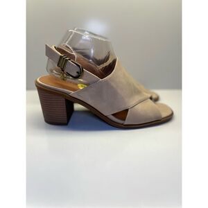 Lucky Brand Women’s Tesyna Taupe Heels Sandals Size 9M